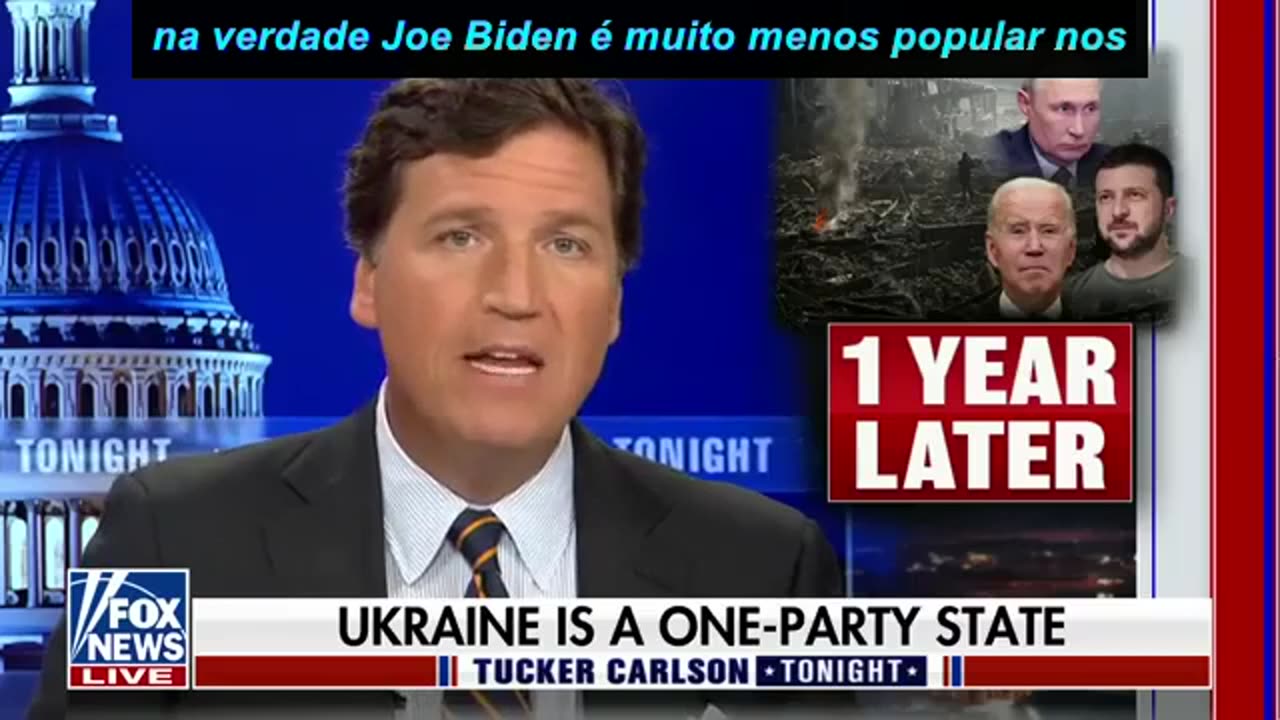 Tucker's, warning if Ukraine war continues