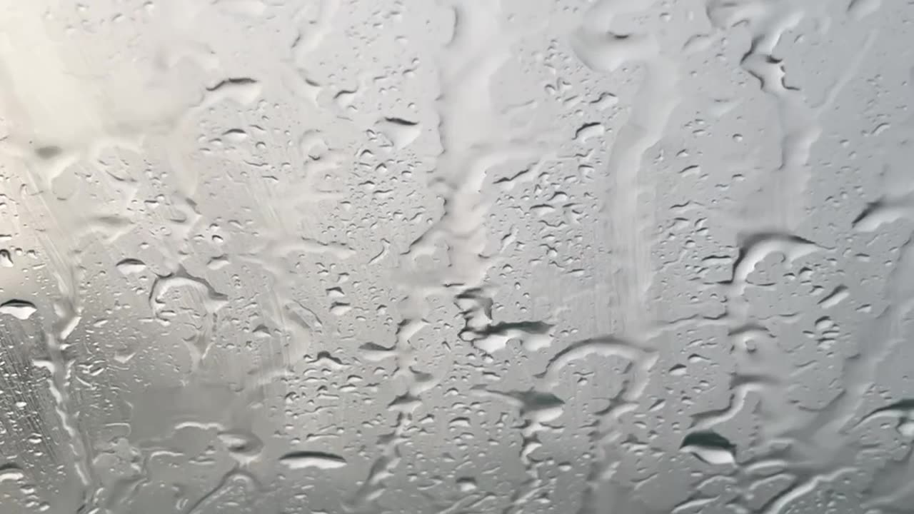 The storm caught me with the sound of the relaxing rain.