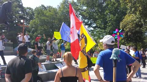 Toronto freedom march footage, September 4, 2021