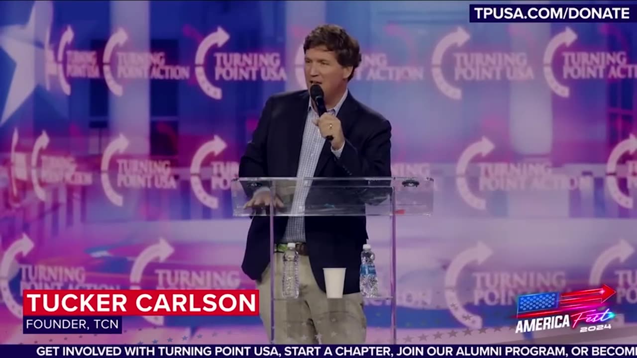 Tucker Carlson’s Full Speech at AmericaFest 2024