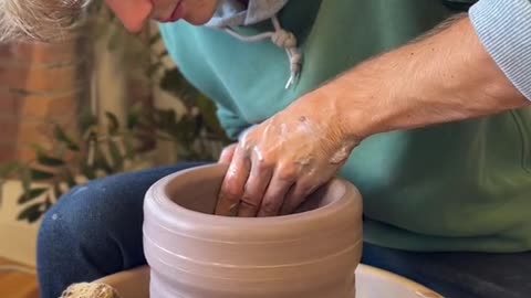 I think ill keep this one #pottery #asmr #satisfying