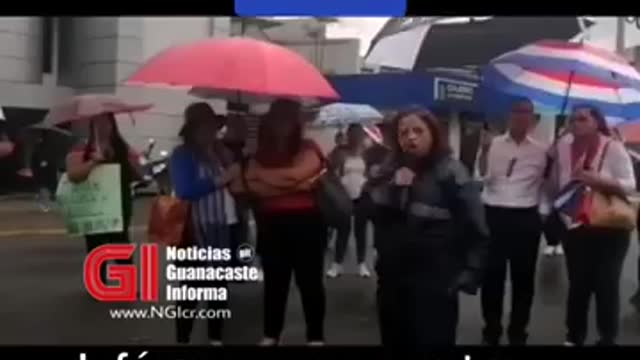 Manifestación del viernes frente a Casa Presidencial