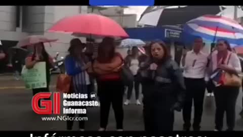 Manifestación del viernes frente a Casa Presidencial