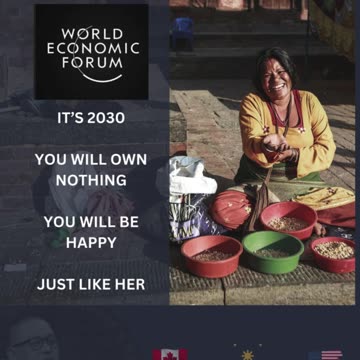 IT'S 2030 BE HAPPY! WEF PROPAGANDA!