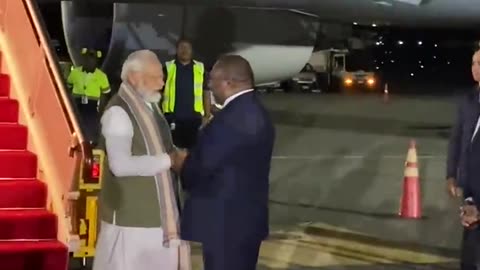 Never seen before visuals! Papua New Guinea PM seeks PM Modi's blessings