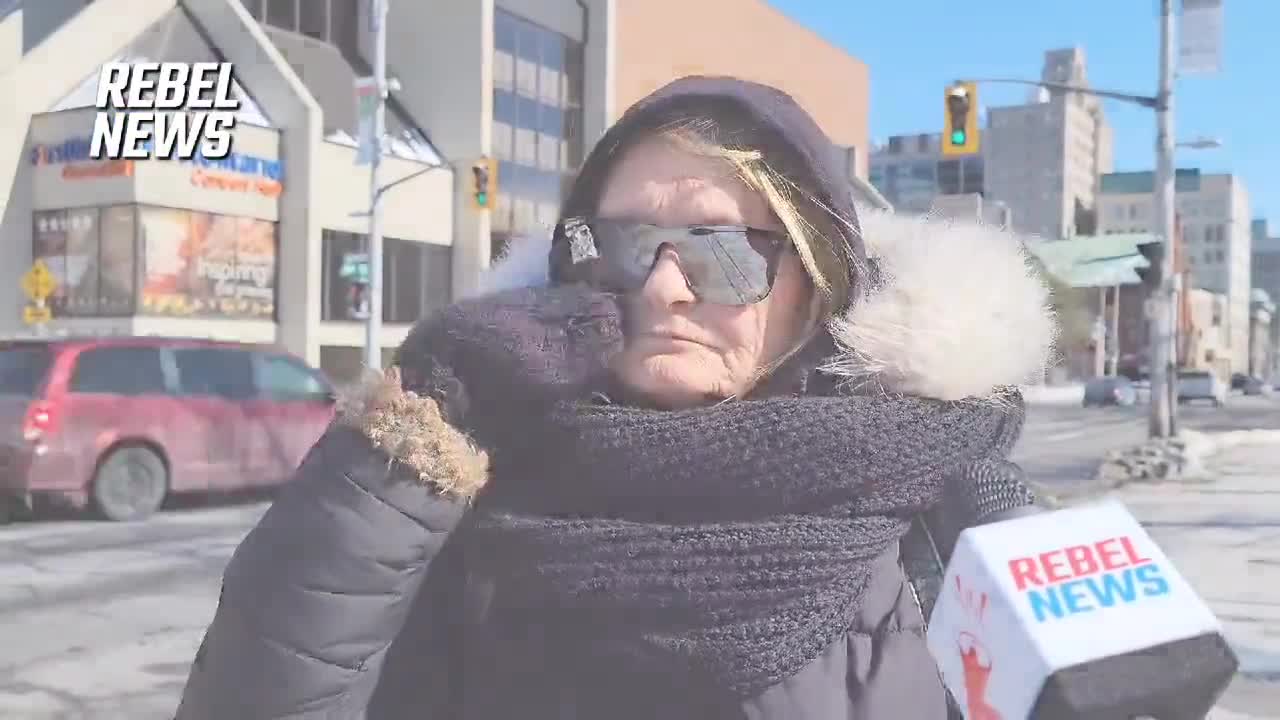 A Protester Gives an Impassioned Interview, Sharing Her Feelings About the Events in Ottawa