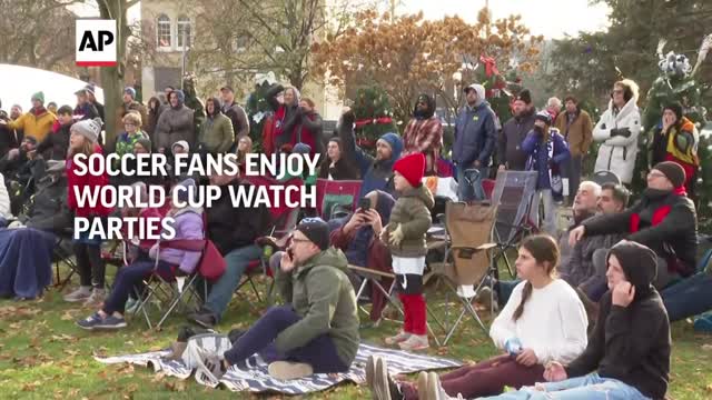 Soccer fans around the world watch Iran vs United States