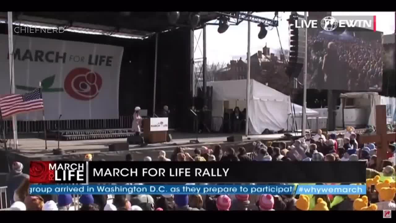 Fmr. NFL Coach Tony Dungy Calls Out the Left at the March for Life Rally