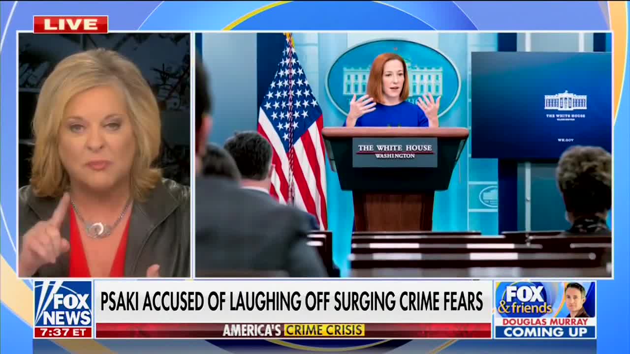 Nancy Grace Eviscerates Jen Psaki Over Her “Soft On Crime” Comments