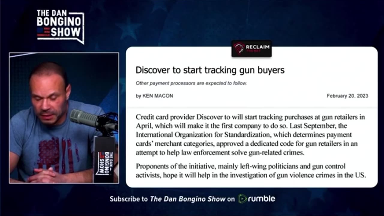 Discover card is tracking gun purchases