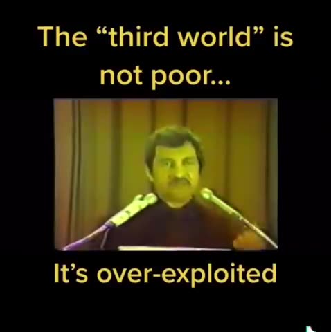 third world countries are not poor - only over exploited