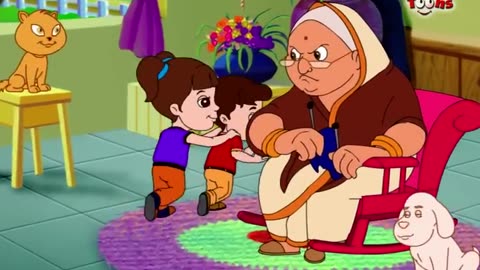 Nani Tere Morni ko mor le gaye [animated song]