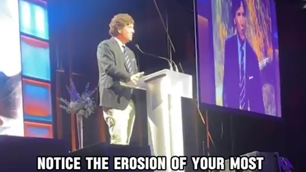 Tucker Carlson speech in Calgary