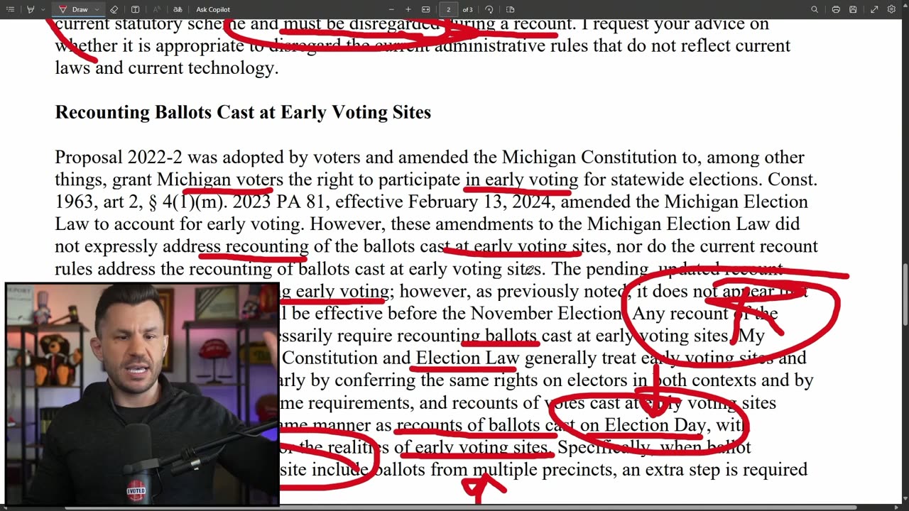 Rob Gouveia 11/6 -- Michigan SoS JOCELYN BENSON Changed the Recount Rules