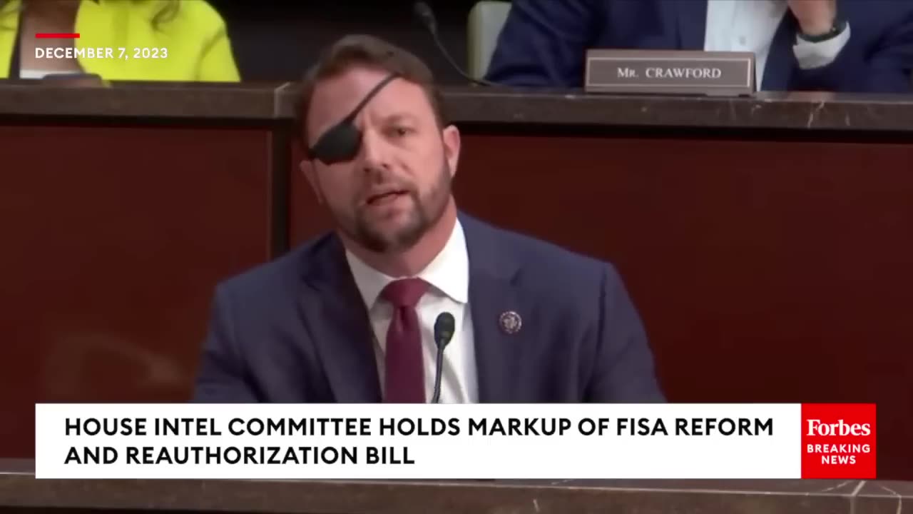 'Downright Terrifying'- Dan Crenshaw Raises Alarms Over Proposed FISA Reforms