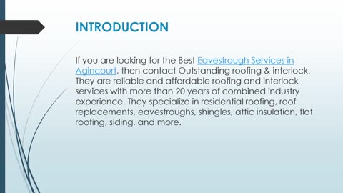 Best Eavestrough Services in Agincourt