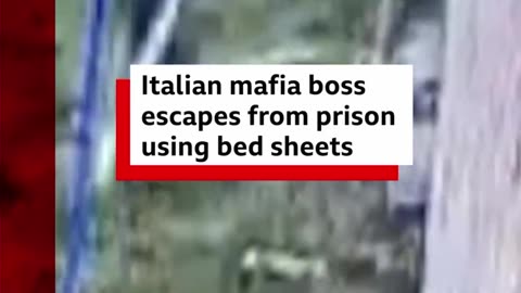 This Italian mafia boss escaped a Sardinian prison using bed sheets.