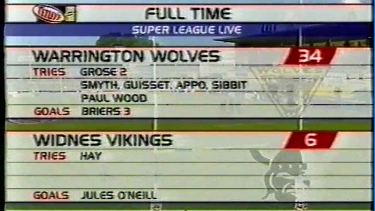 2003. Super League 08. Round 07 Of 28. Warrington Vs Widnes.