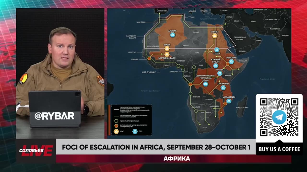 ►🚨▶ ⚡️⚡️ Rybar Review of Africa on Sep.30-Oct.1 2024