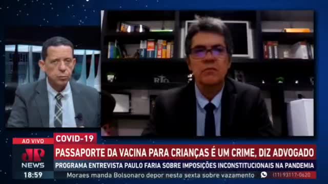Paulo Faria explica sobre a ilegalidade do Passaporte Sanitário