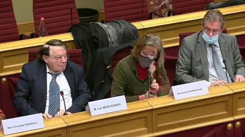 Luc Montagnier en direct du parlement Luxembourgeois