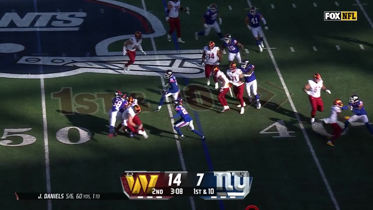 Washington vs New York Week 9