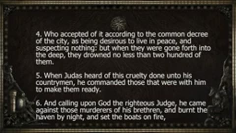 The Second Book Of The Maccabees | Read By Christopher Glyn | Full Audiobook with Read-Along Text