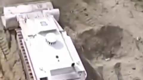 Odminování pláží u Mariupolu od Ukrajinských min