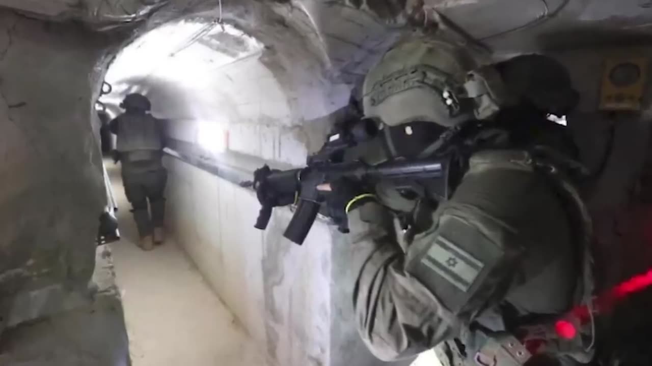 Footage show Hamas Underground Tunnel in Gaza