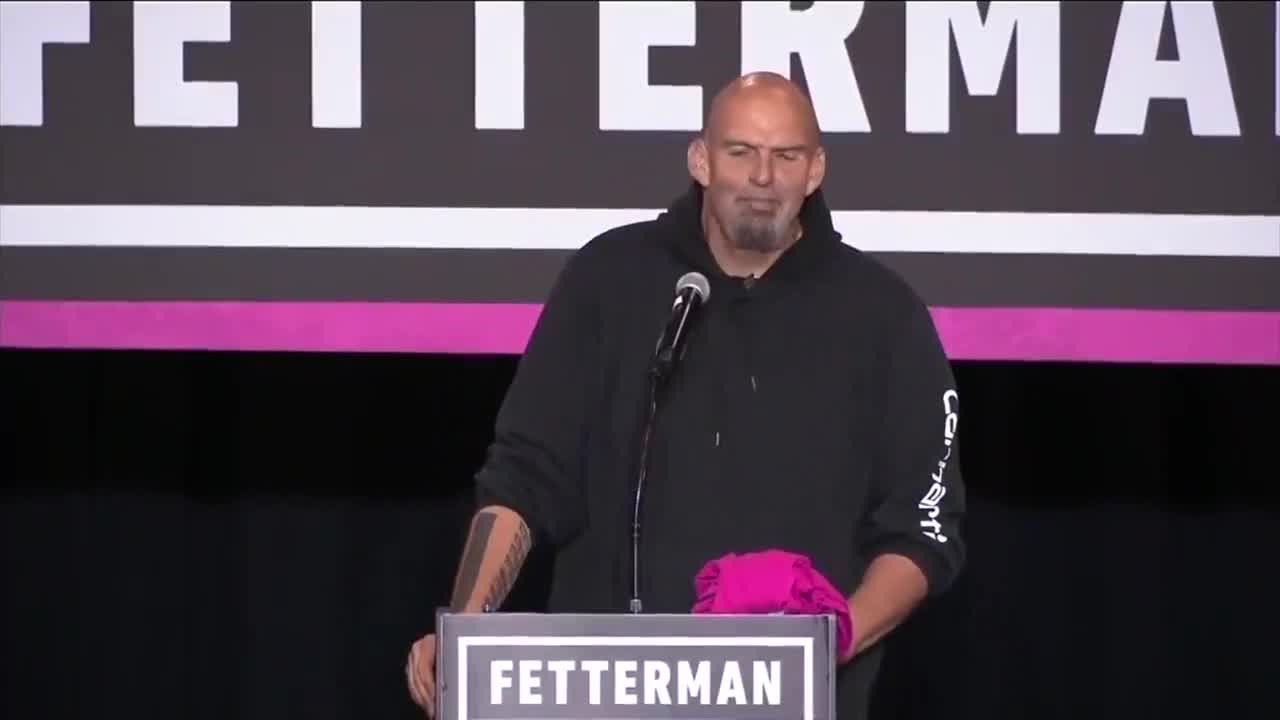 Anyone who says Fetterman could get though a 2 hour debate with his campaign