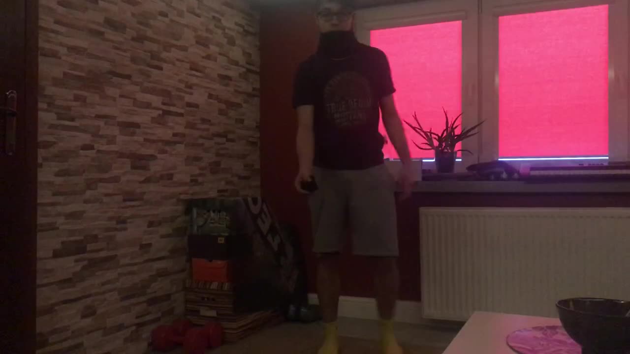 Camera shot with a sock