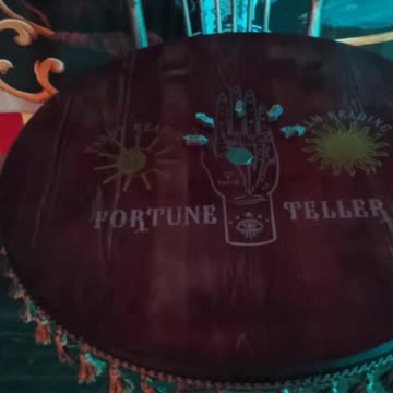 The Haunted Palm Reader's Table