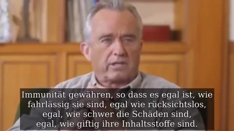 Robert Kennedy Jr. zeigt auf, wie sich Pharmamafia und Regierungen gegen die Menschen verschwören.