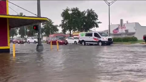 Flooding in Galveston, Texas - 02.09.2024