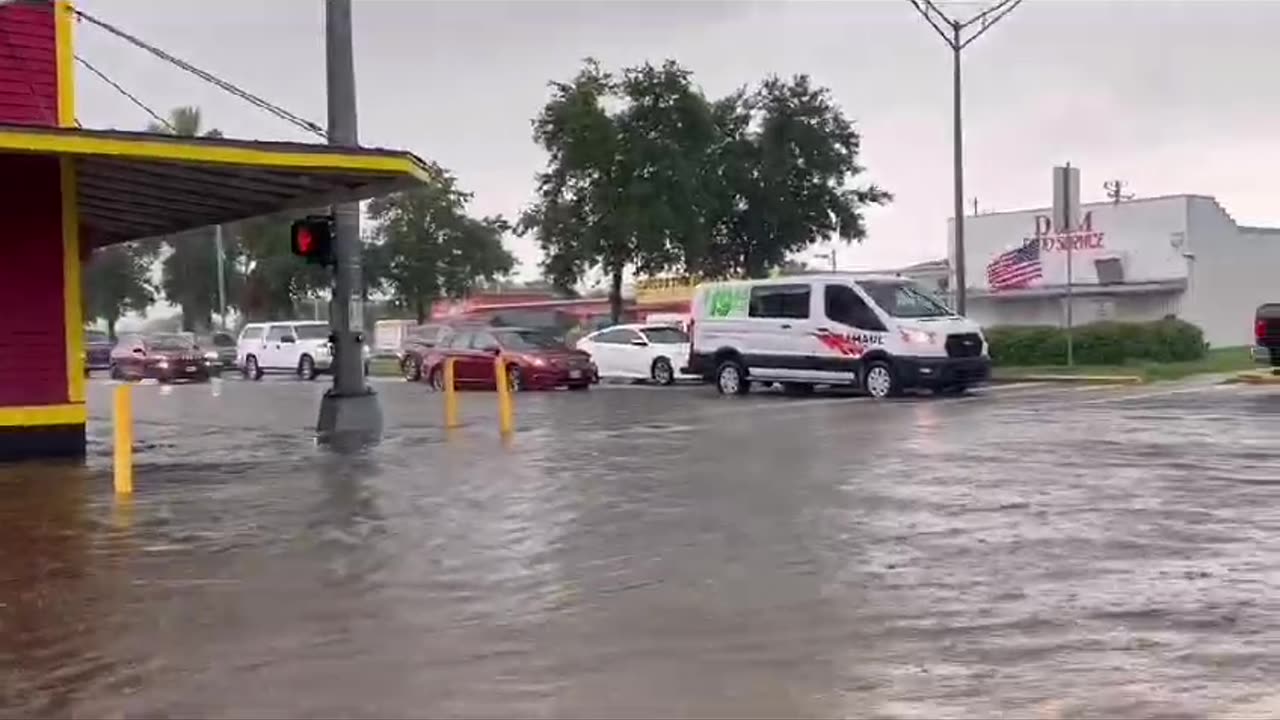 Flooding in Galveston, Texas - 02.09.2024