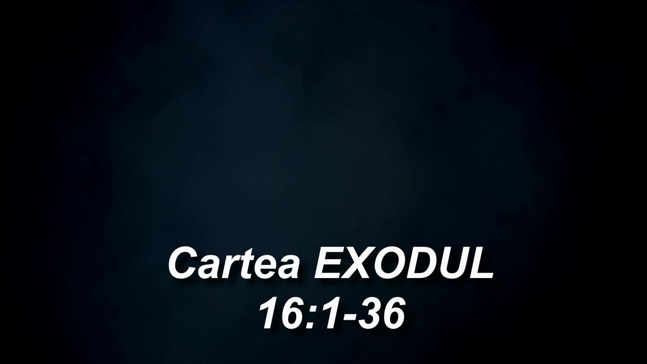 Exodul 16:1-36 | Itinerar Biblic | Episodul 119