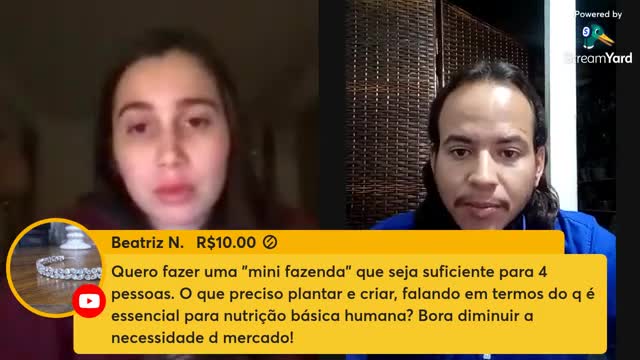 Débora GBarbosa e agrônomo