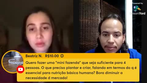 Débora GBarbosa e agrônomo