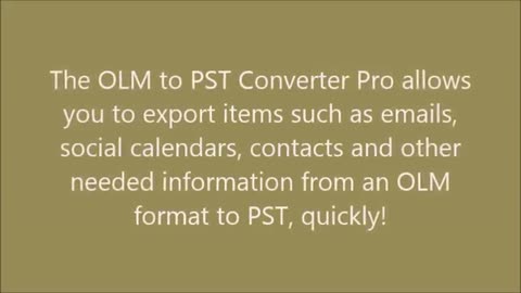 OLM Converter Pro for expertise in mail conversion