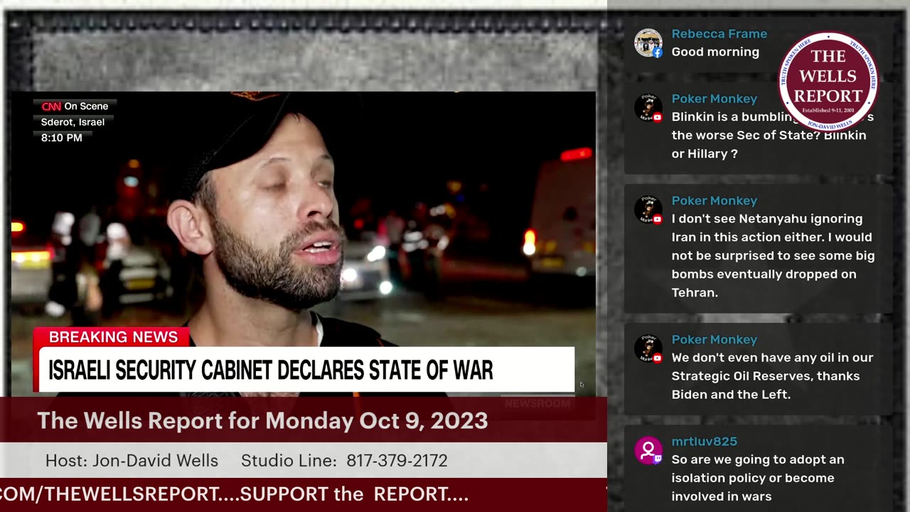 The Wells Report for Monday, October 9, 2023