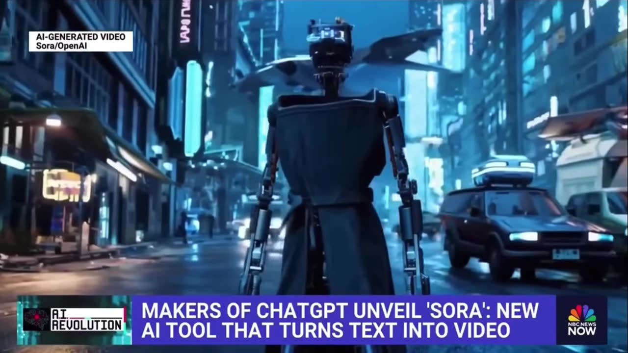 ChatGPT makers released SORA — an AI tool that generates video from text prompts