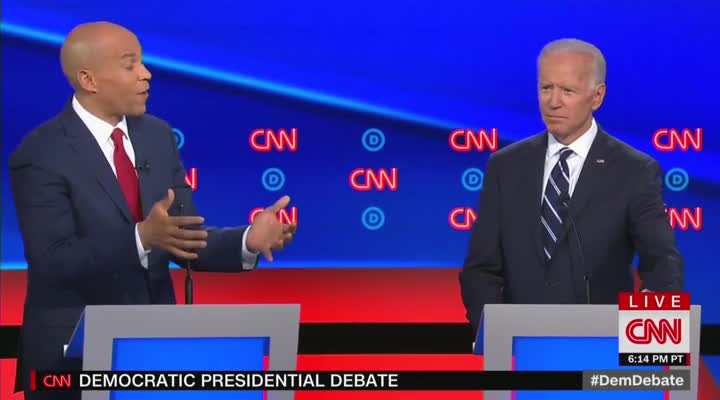 Dem debates: Biden calls Booker the future president