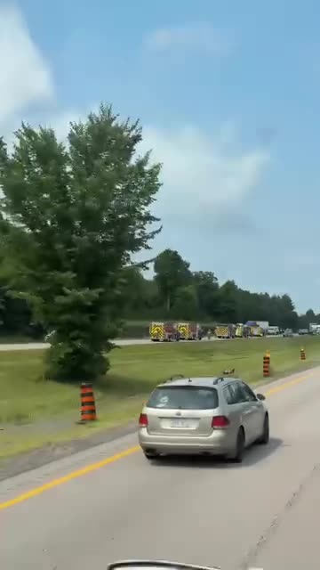 Serious truck accident on highway 401