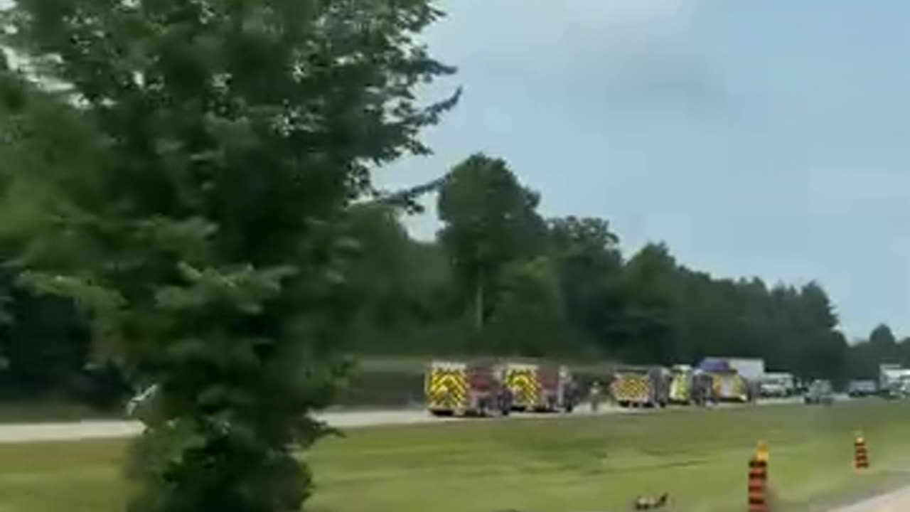 Serious truck accident on highway 401