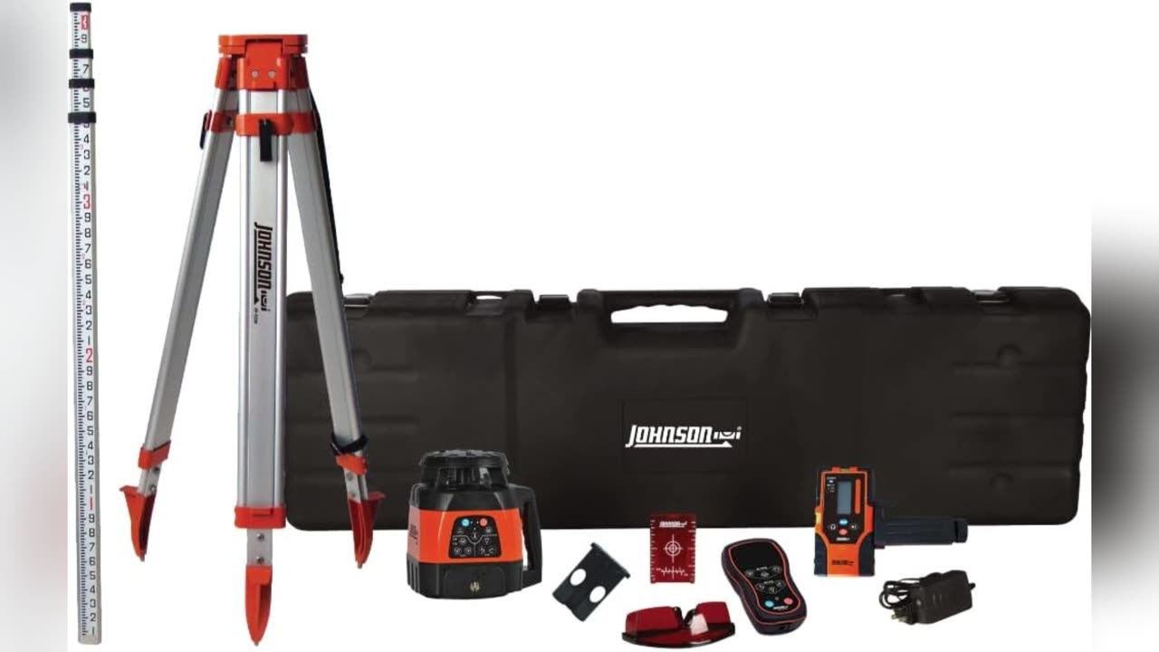 Johnson Level & Tool 99-028K Electronic Self-Leveling Dual Slope