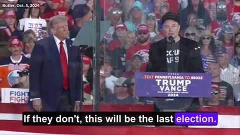 Elon Musk at Trump's Rally (FULL VIDEO)