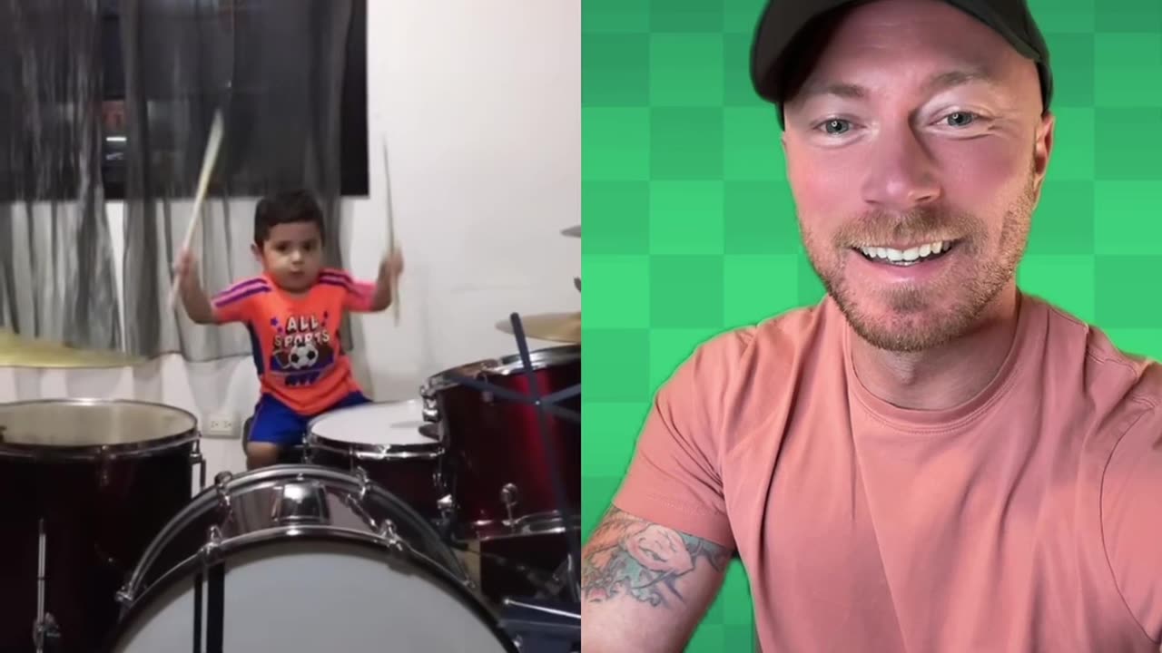 This 2 Year Old Rocks Out Metallica On Drums