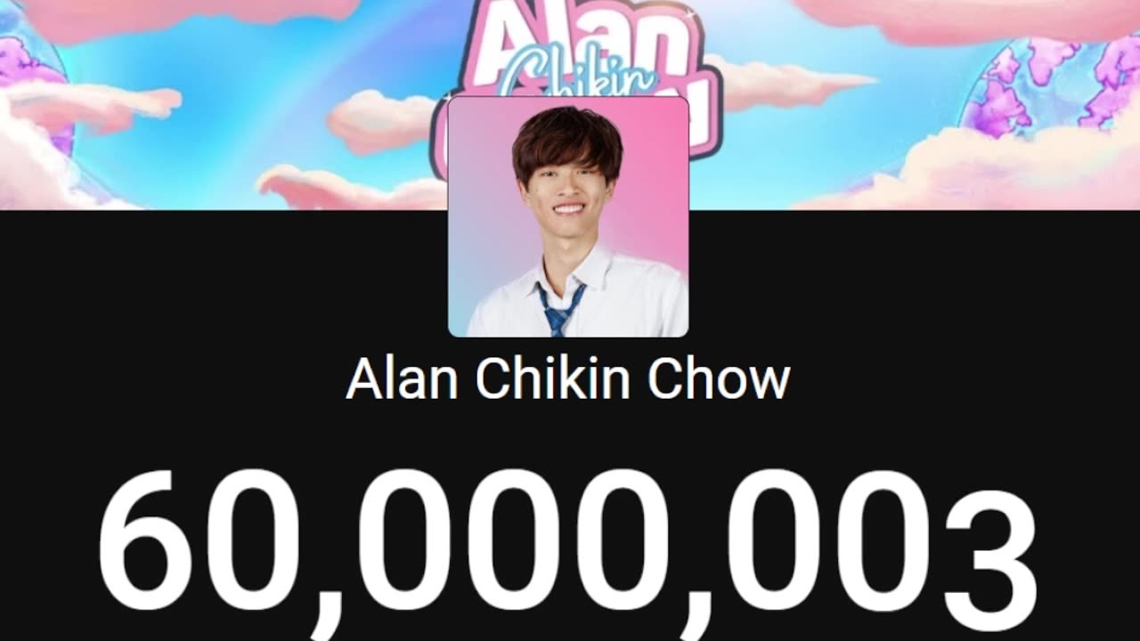 Alan Chikin Chow - 60M Subscribers!