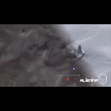 Some of the structures in Antarctica on Google maps