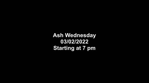 Ash Wednesday